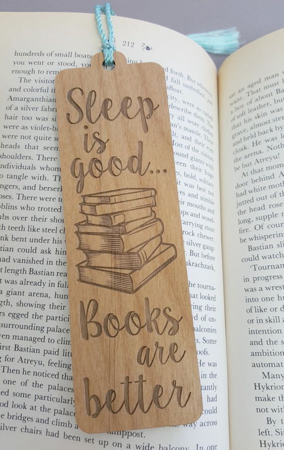 Perfect Bookmarks Laser engraving photo